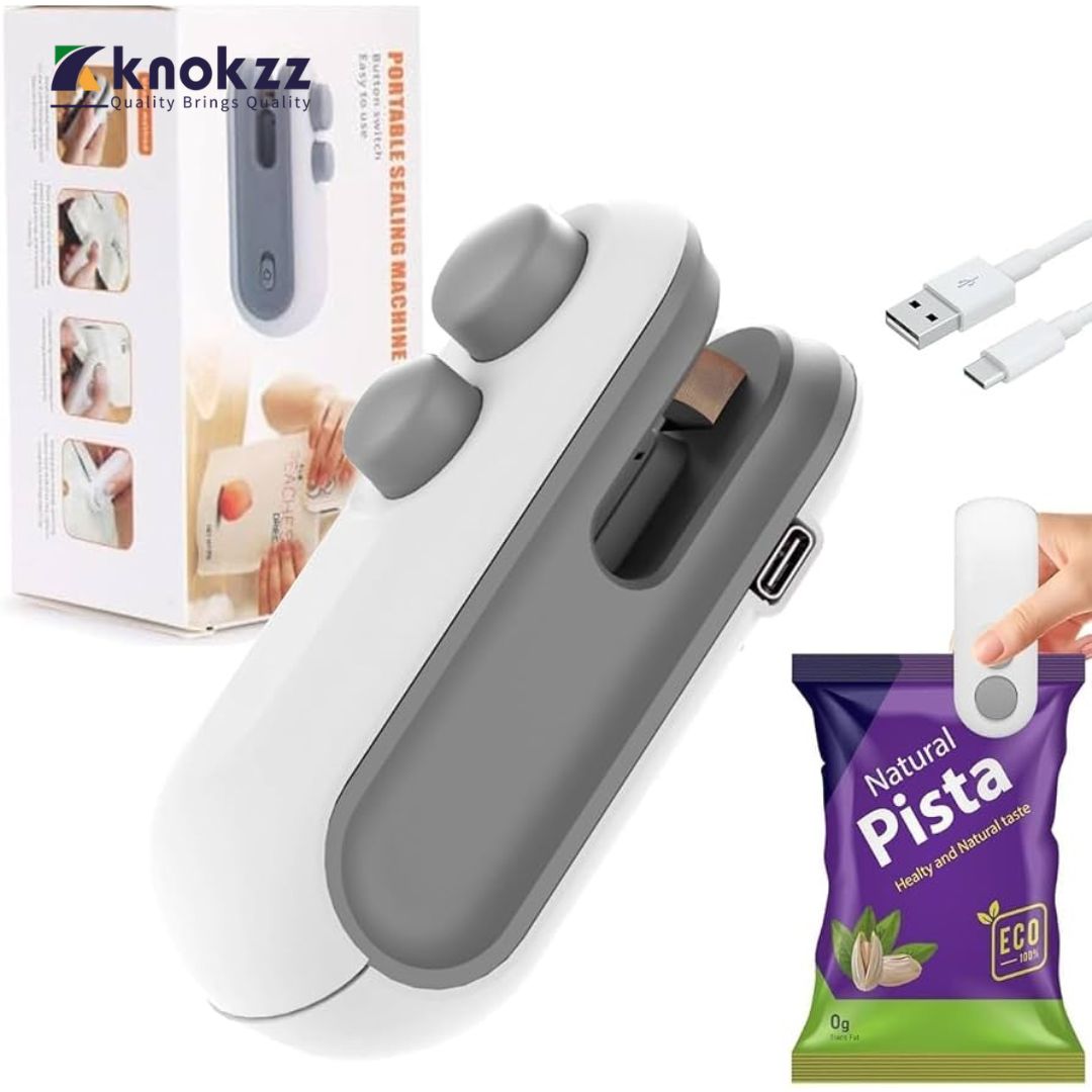 USB Rechargeable Mini Bag Sealer & Cutter (2 in 1)