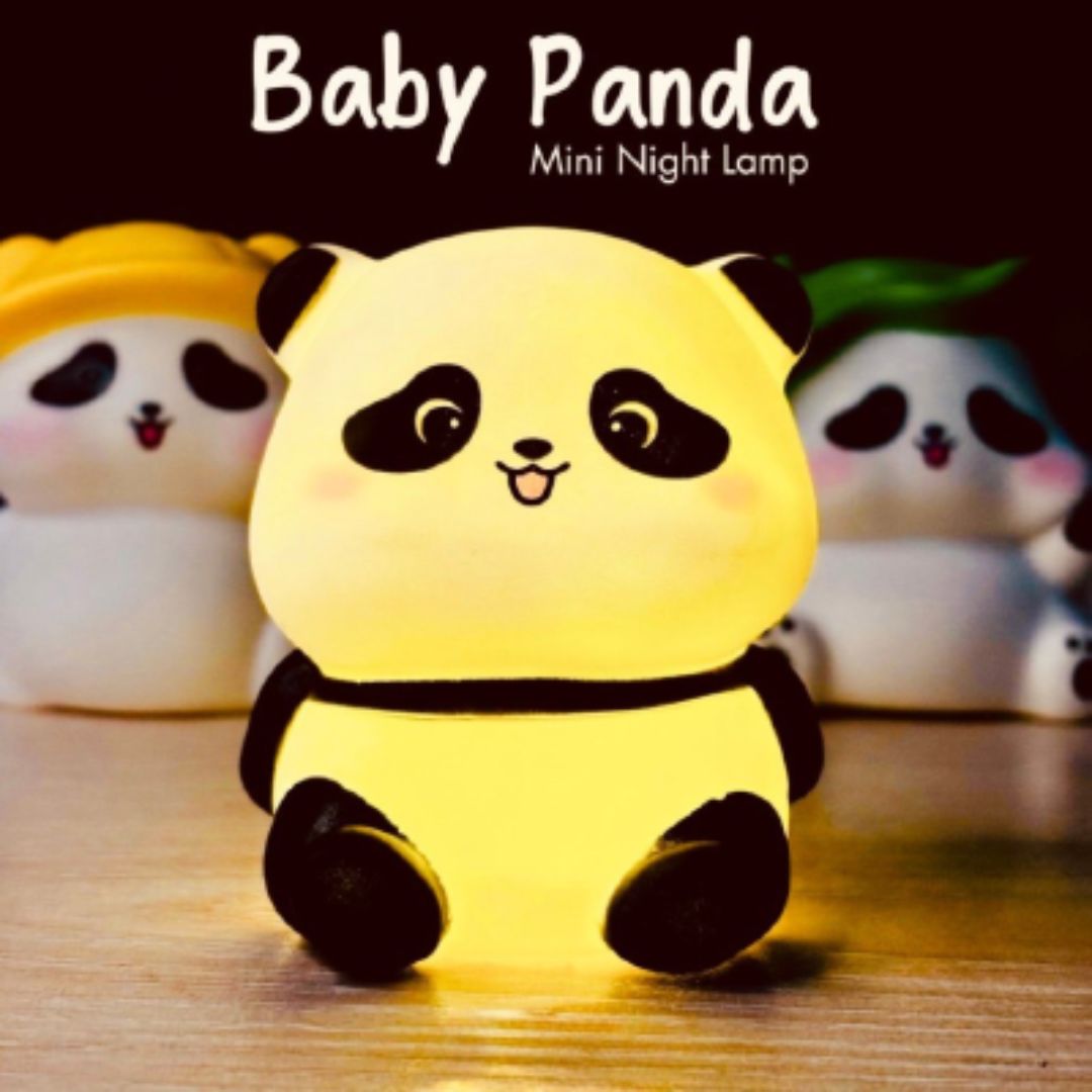 Panda LED Night Light Living Room Cute Panda Plastic