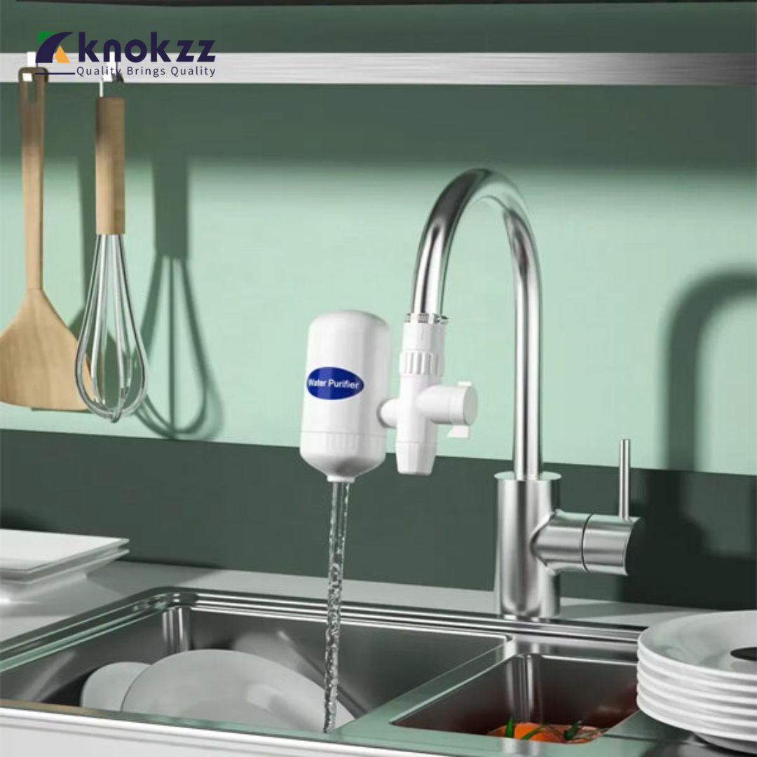 Faucet Water Filter with Washable Ceramic Filter Cartridge