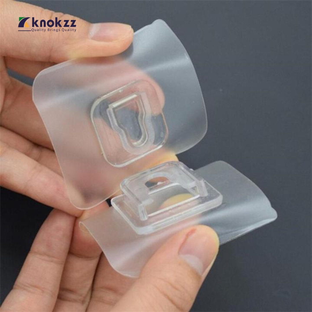 1 Pairs of Double Sided Adhesive Wall Hooks