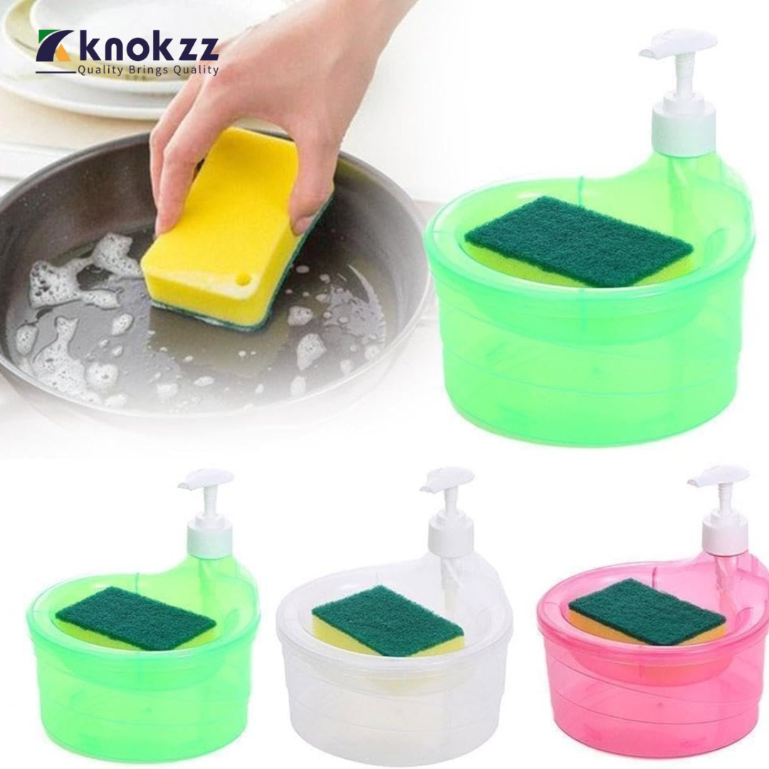 2-in-1 Dish Washing Soap Dispenser