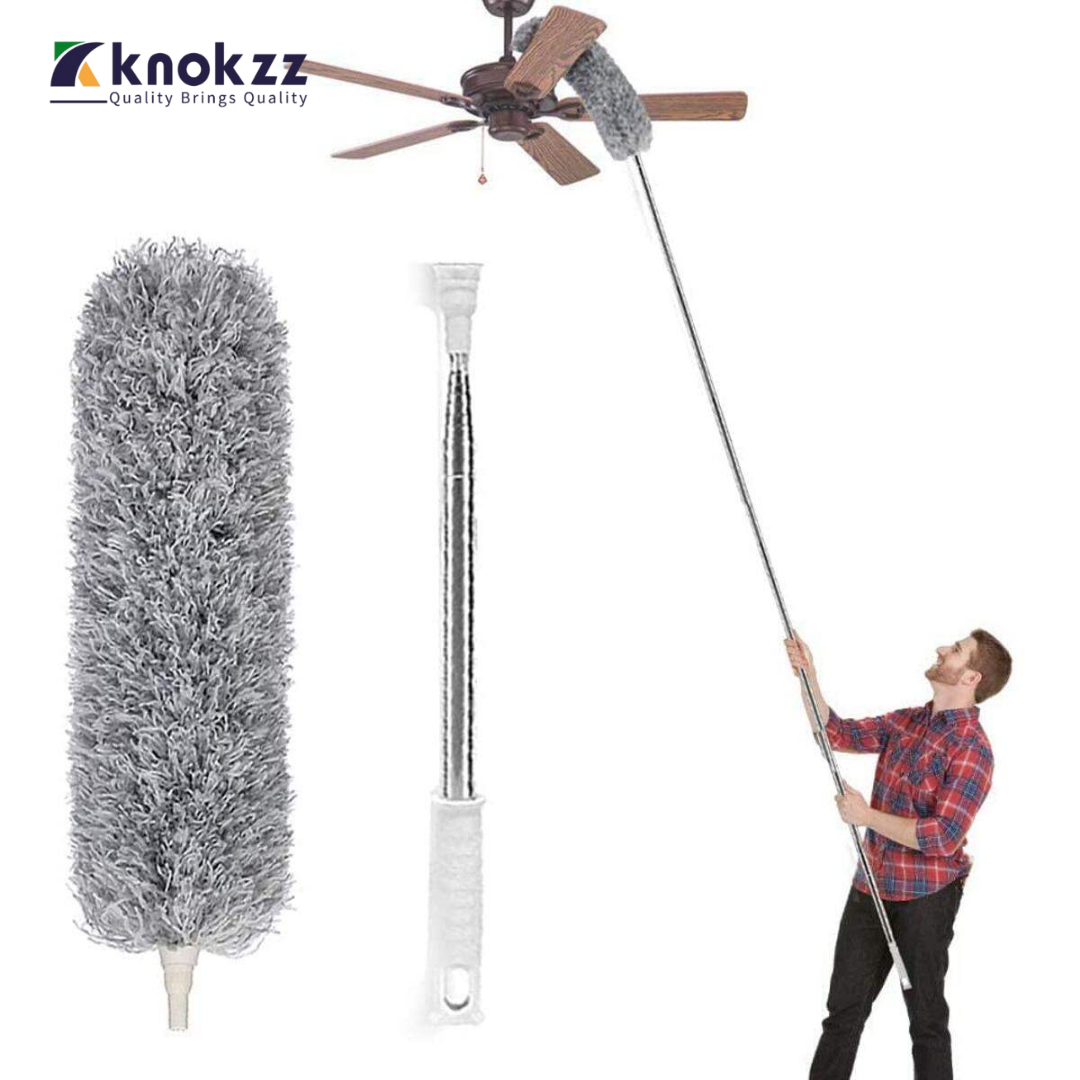Expandable Microfiber Duster With Telescopic Handle