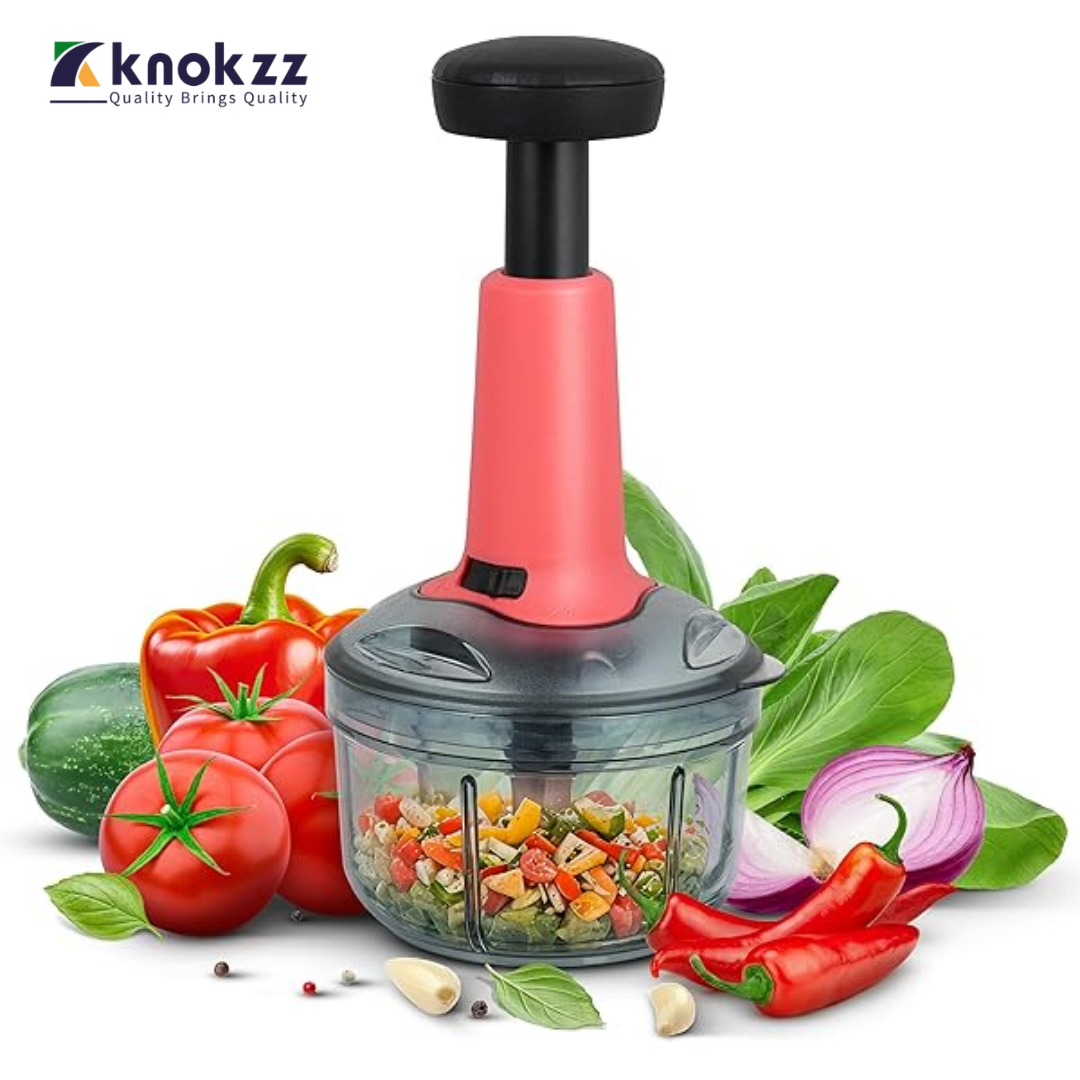 Roto Push Chopper – Ultra Fast Vegetable & Onion Cutter