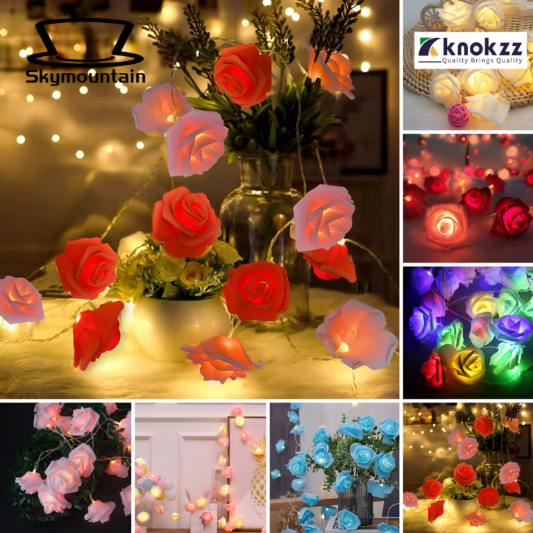 Led Rose Little Flash String Light