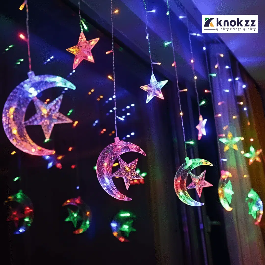 Moon Star LED Curtain Light Multicolor