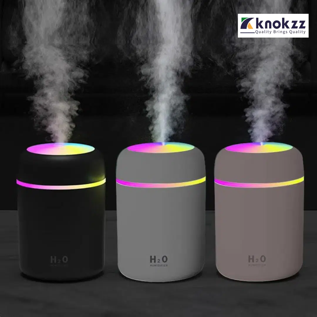 Portable Colorful Mini Humidifier - Essential Oil Diffuser H2O