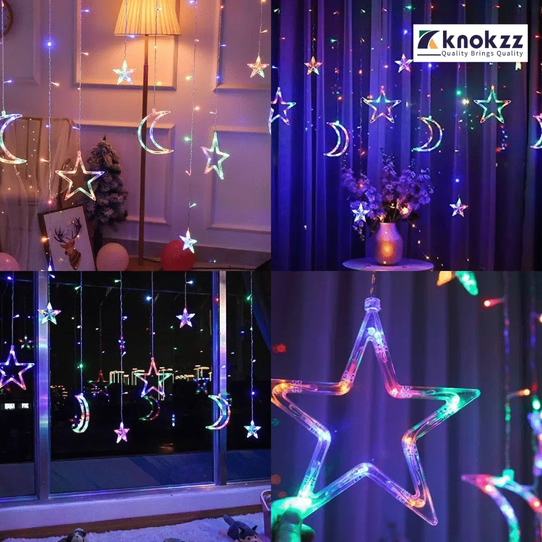 How to Install LED Curtain Lights Multicolor