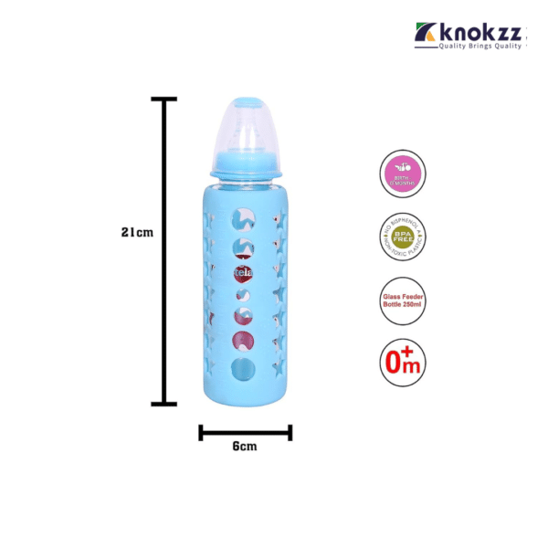 Baby-Glass-Feeder-240-ml40z-Silicon-Cover