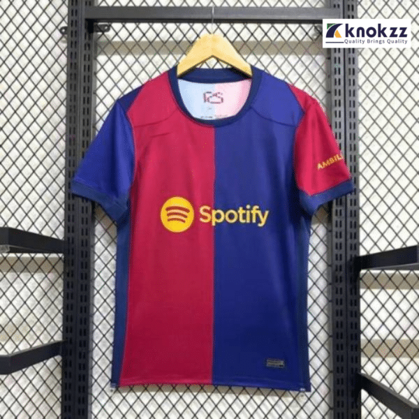 Barcelona Home 2425 Fan Version Soccer Jersey