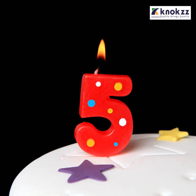 Birthday Number shape candle (4)