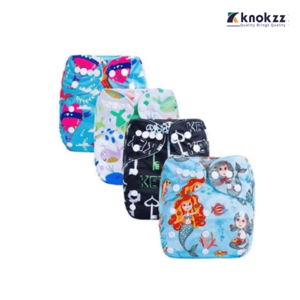 Washable Baby Cloth Daiper -(3 kg to 15 kg) -Multi-Color 0 to 24 Month