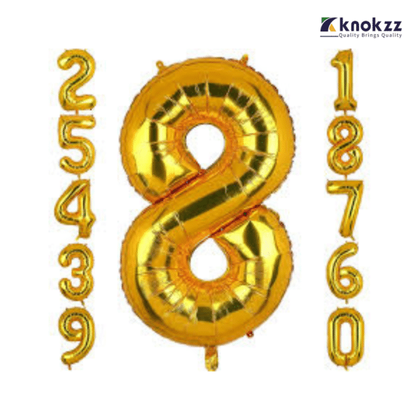 Number Foil Balloon Happy Birthday (4)